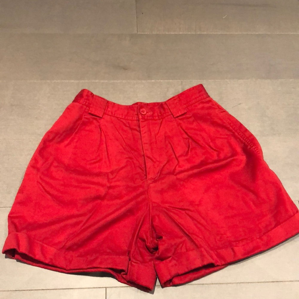 Liz Claiborne lizsport 90s Red Mom Short